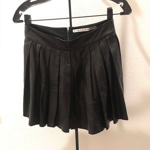alice + olivia Leather Skirt